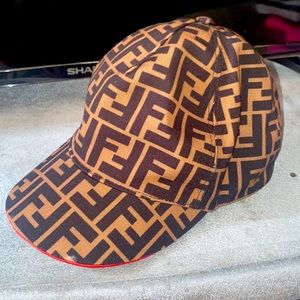 Fendi print hat
